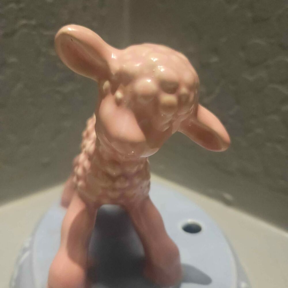 Ceramic Lamb Decoration 4.5" X 6 " - Picture 4 of 6